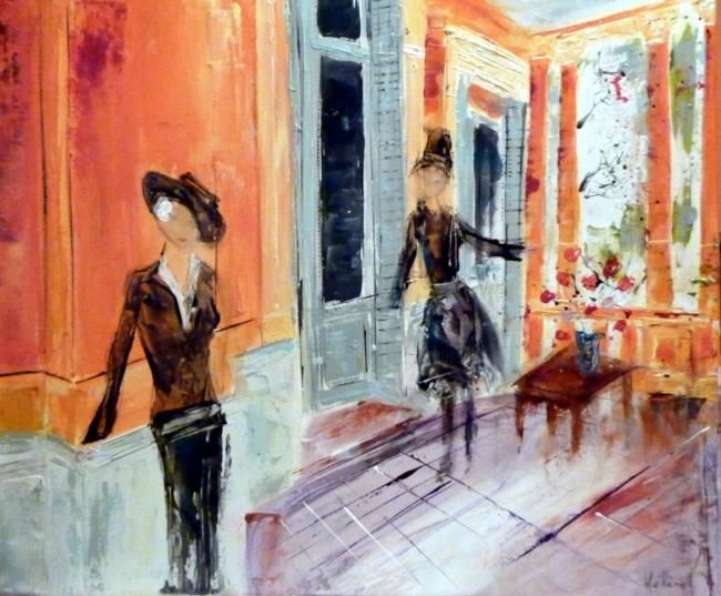 Картина под названием "Tango" - Helene Rousselot, Подлинное произведение искусства