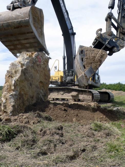 Photographie intitulée "chantier installati…" par Hélène Picardi, Œuvre d'art originale, Huile