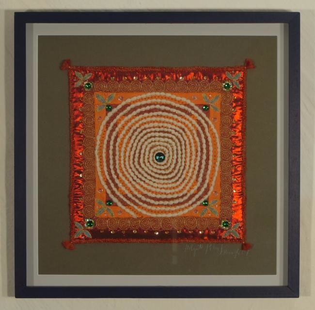Textile Art με τίτλο "INFINITY(Creative E…" από Helga Pikal, Αυθεντικά έργα τέχνης