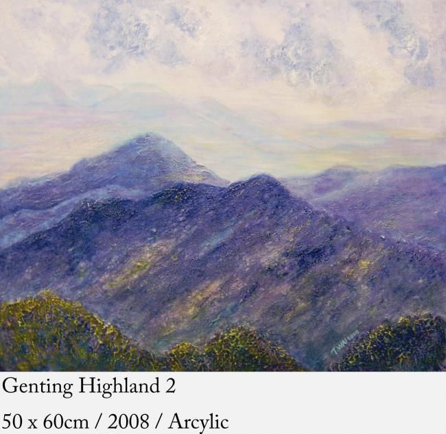 Painting titled "Mountain Series" by Helios Chan, Original Artwork