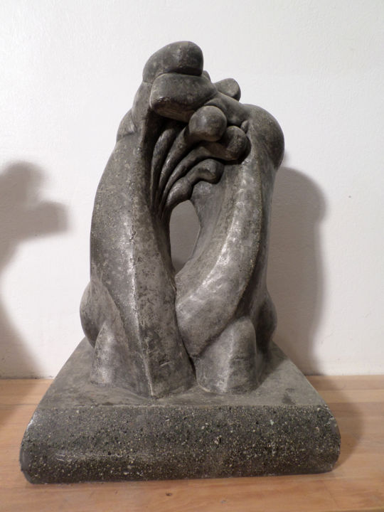 Escultura intitulada "Gymnast's feets" por Helmut Hoedlmozer, Obras de arte originais, Pedra