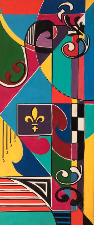 Pintura intitulada "Fé" por Heloana Terpan, Obras de arte originais, Acrílico