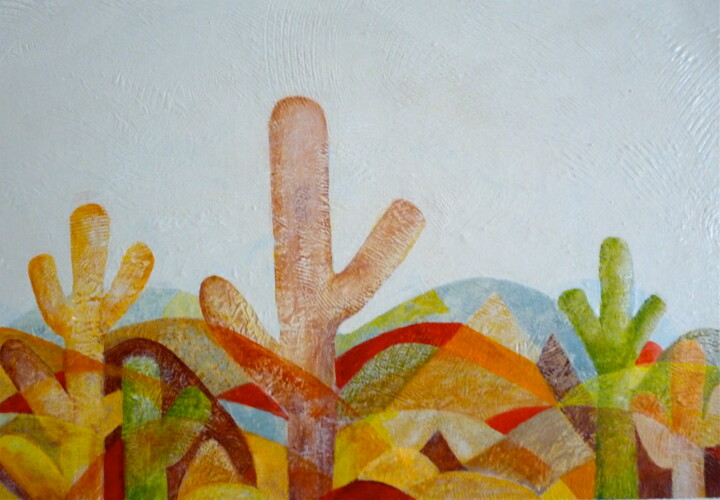 Peinture intitulée "Arizona Pride" par Hemu Aggarwal (hyaggarwal), Œuvre d'art originale, Acrylique