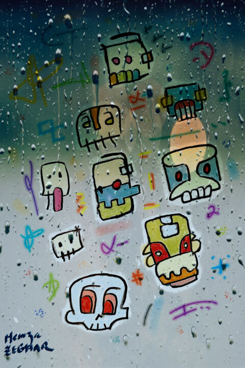 Arte digital titulada "Shinoda's Window" por Hemza Zeghar, Obra de arte original, Pintura Digital