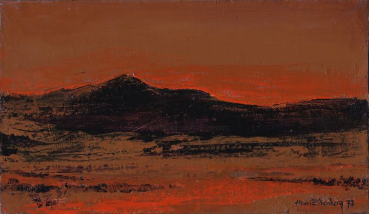 Peinture intitulée "Andalousie, montagne" par Henri Eisenberg, Œuvre d'art originale, Acrylique Monté sur Châssis en bois