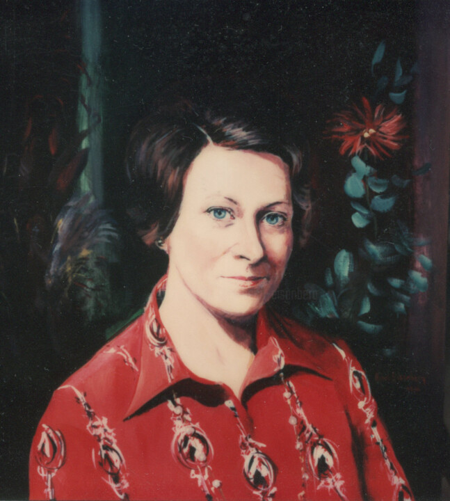 Peinture intitulée "Portrait Femme 1" par Henri Eisenberg, Œuvre d'art originale, Acrylique Monté sur Châssis en bois