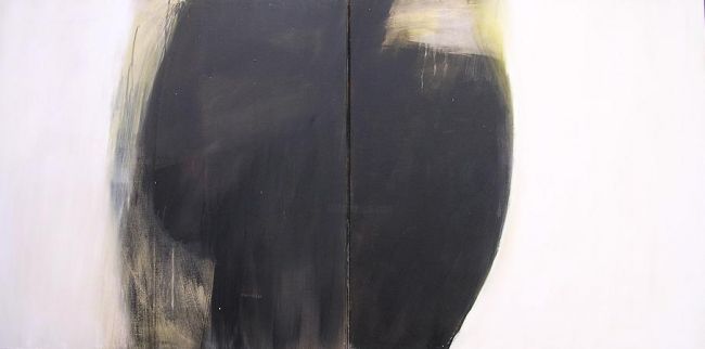 Pintura titulada "PIERRE NOIRE" por Henri Clemandot, Obra de arte original, Oleo