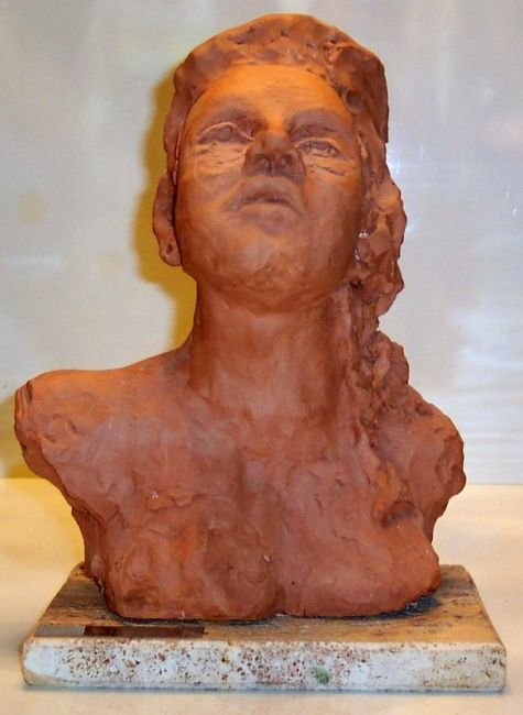 Escultura titulada "Cara" por Henrika Vidal, Obra de arte original,