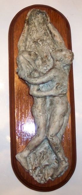 Escultura titulada "Juntos" por Henrika Vidal, Obra de arte original,