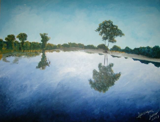 Pintura intitulada "act021.jpg" por Henrique Nuno Xavier, Obras de arte originais,