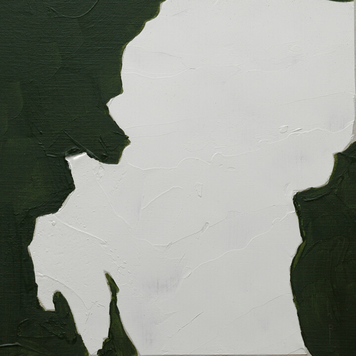 Картина под названием "LES OMBRES 34" - Henry Pouillon, Подлинное произведение искусства, Масло Установлен на Другая жесткая…