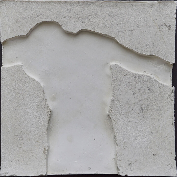 Скульптура под названием "les ombres (R8)" - Henry Pouillon, Подлинное произведение искусства, цемент