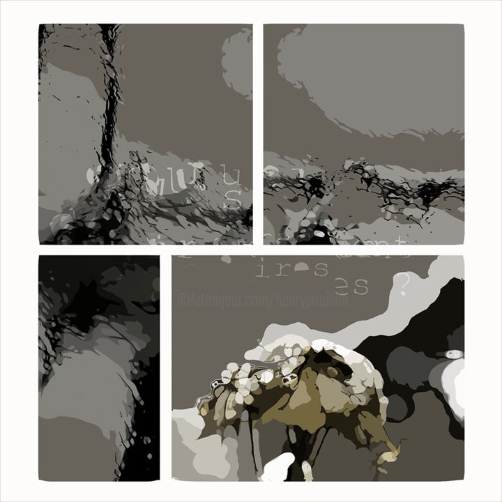 Digitale Kunst getiteld "blast_3" door Henry Pouillon, Origineel Kunstwerk, 2D Digital Work
