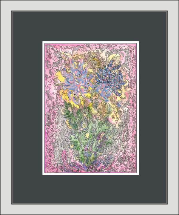 「Весенний аромат」というタイトルの絵画 Мирによって, オリジナルのアートワーク, グワッシュ水彩画