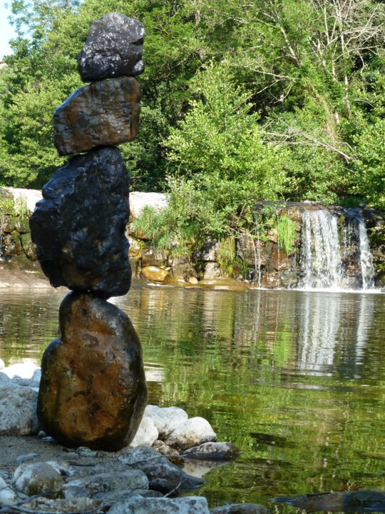 Photography titled "Land Art en Cévenne…" by Hervé Land'Art En Cévennes, Original Artwork, Digital Photography