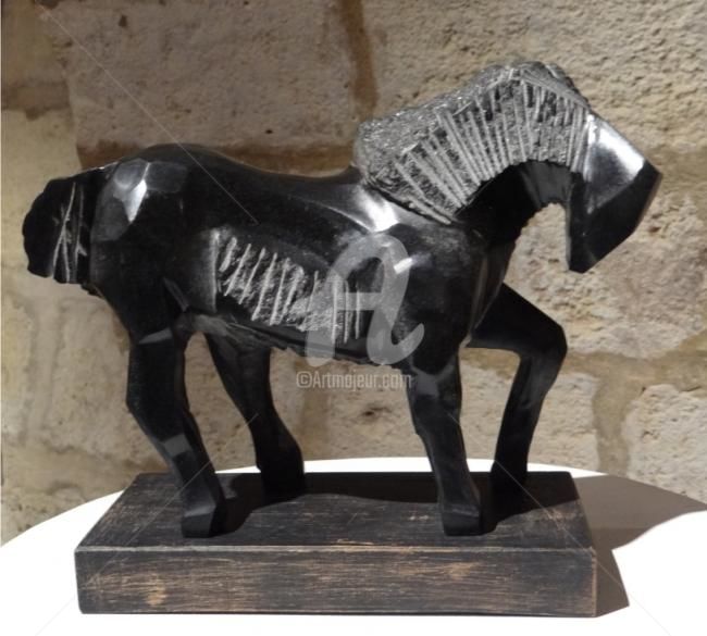 Sculpture intitulée "Cheval" par Ohe, Œuvre d'art originale