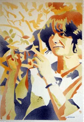 Peinture intitulée "La jeune fille de B…" par Ziyadali Heydari, Œuvre d'art originale,