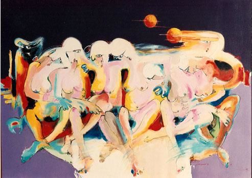 Pittura intitolato "Esperas de Amor" da Oswaldo Higuchi Onaka, Opera d'arte originale