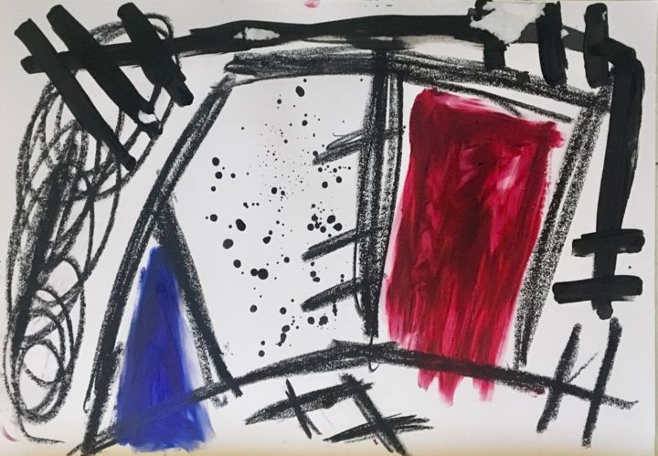 Peinture intitulée "sans titre" par Aurelien Hild, Œuvre d'art originale