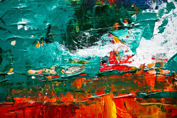 Картина под названием "Multicolored" - Hillel Selznick, Подлинное произведение искусства, Акрил