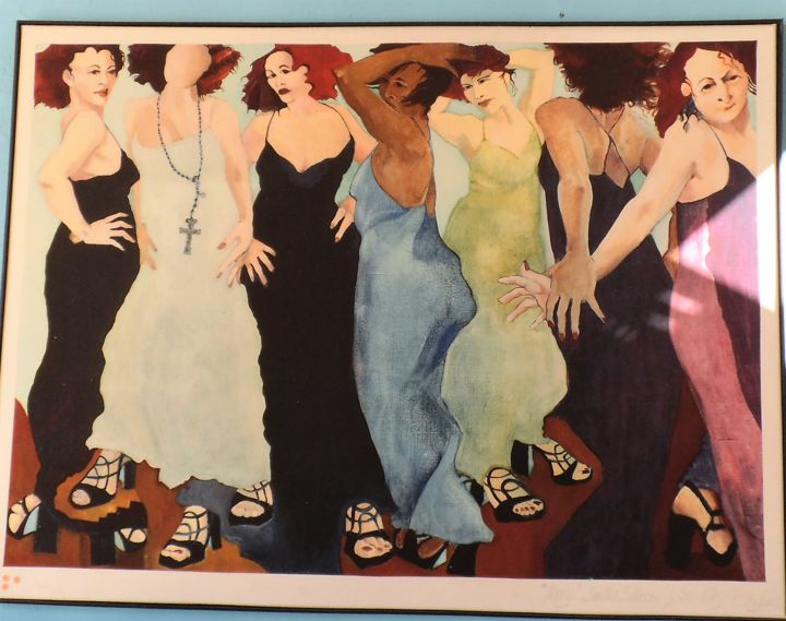Painting titled "7 Mary's. It's a Pr…" by Hilary Mullany, Original Artwork