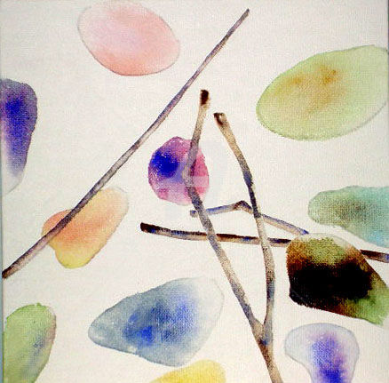 Malarstwo zatytułowany „luminosity I” autorstwa Hiromi Ozaki, Oryginalna praca