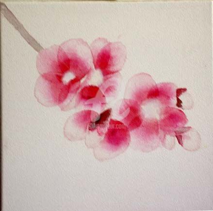 Painting titled "ume II" by Hiromi Ozaki, Original Artwork