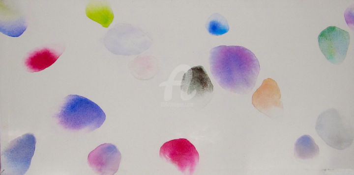 Malerei mit dem Titel "luminosity - infini…" von Hiromi Ozaki, Original-Kunstwerk, Öl