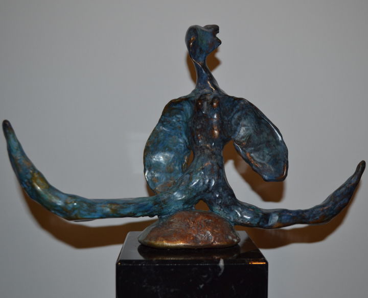 Sculpture titled "Bronze "hommage à D…" by Sébastien Richardet, Original Artwork, Bronze