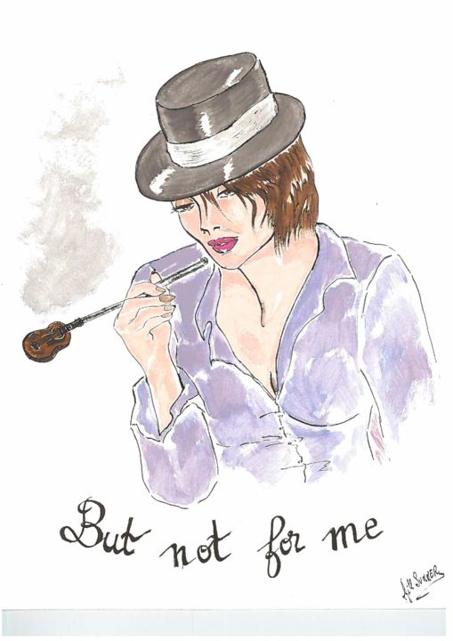 绘画 标题为“BUT NOT FOR ME” 由Jill Summer, 原创艺术品