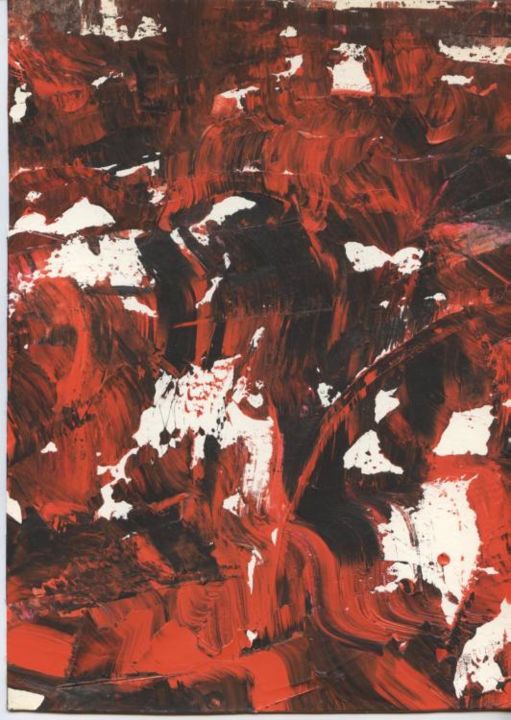 Peinture intitulée "RED MOUSE.© Henri L…" par Henri Louette Homepage, Œuvre d'art originale