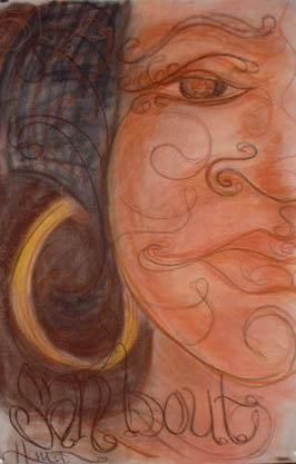 Zeichnungen mit dem Titel "San Bout: Zulu Nati…" von Heather M Thompson, Original-Kunstwerk, Andere
