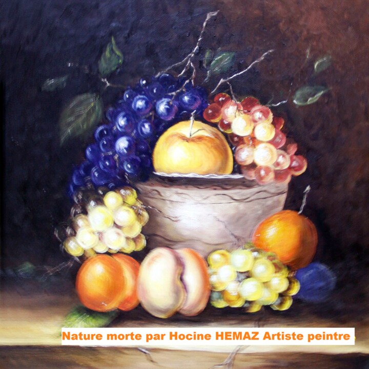 Peinture intitulée "20x20-6.jpg" par Hocine Hemaz, Œuvre d'art originale