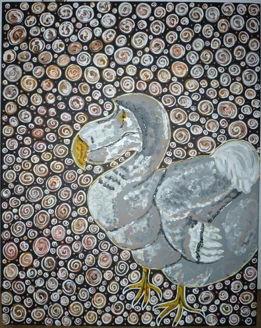 Peinture intitulée "Dodo" par Amélie Hp, Œuvre d'art originale