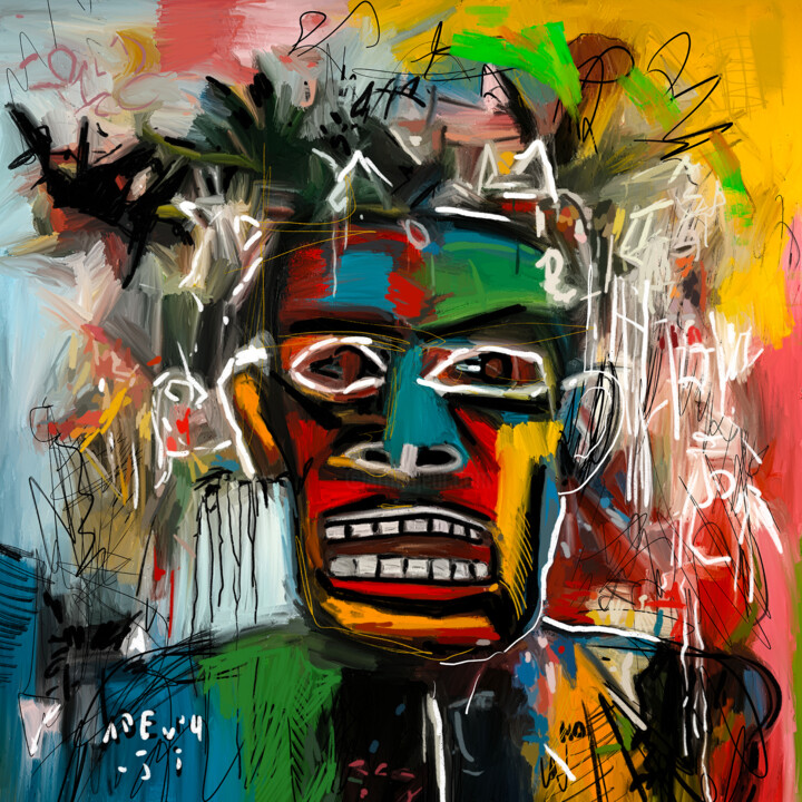 Like A Basquiat, 絵画 Holger Mühlbauer-Gardeminによって