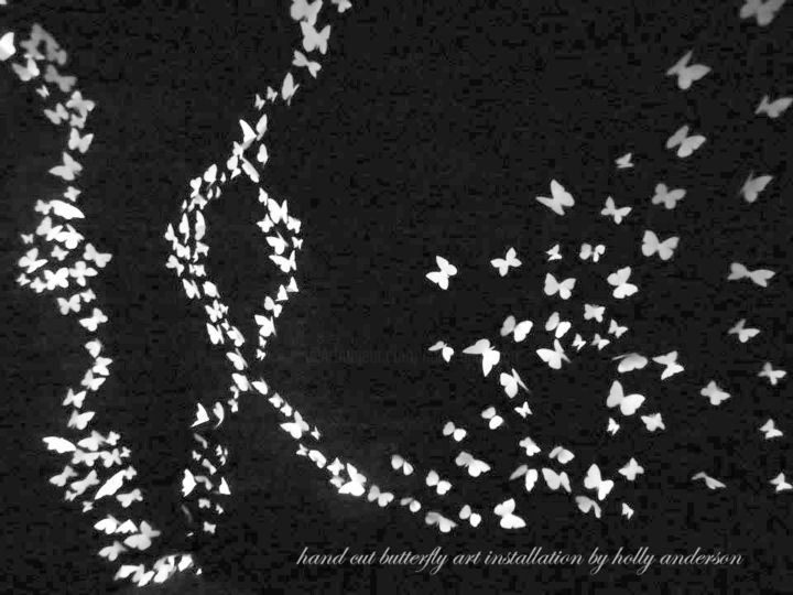Sculpture titled "Handcrafted Butterf…" by Holly Anderson, Original Art, Paper
