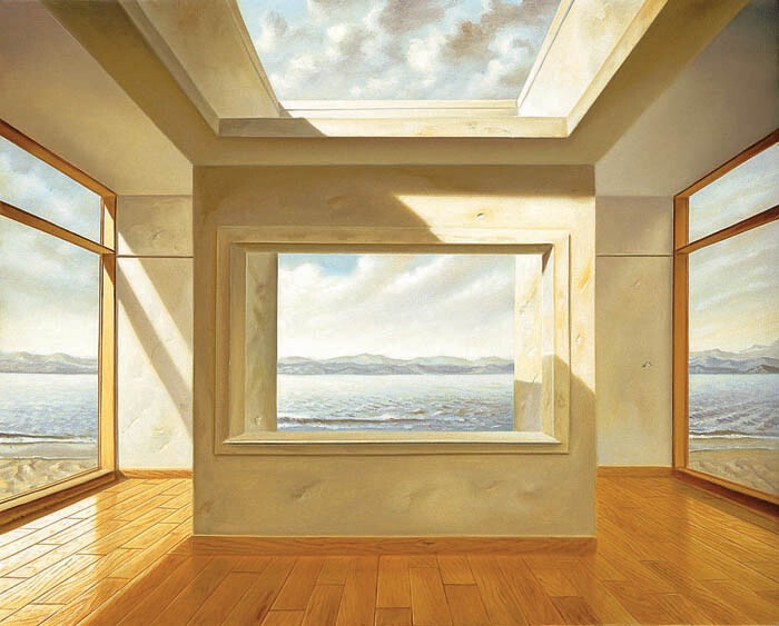 Pintura titulada "Panoramique" por Homero Aguilar, Obra de arte original, Impresión digital