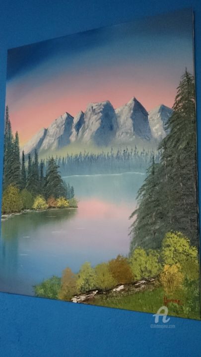 Pintura titulada "Alaska" por Homero Bittencourt, Obra de arte original, Oleo