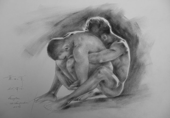 Gay Erotic Drawings 108