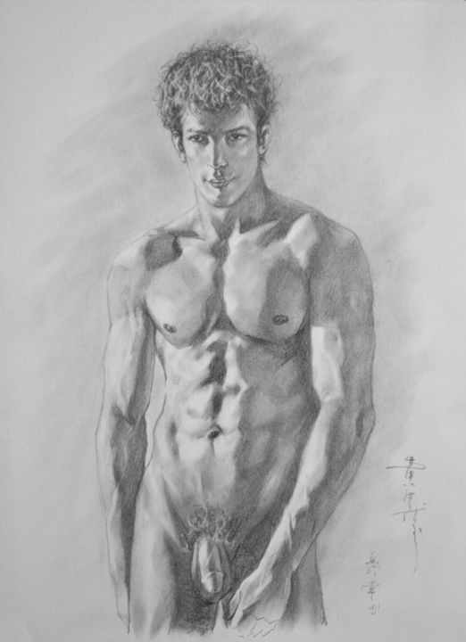 Nude Man Drawing 39