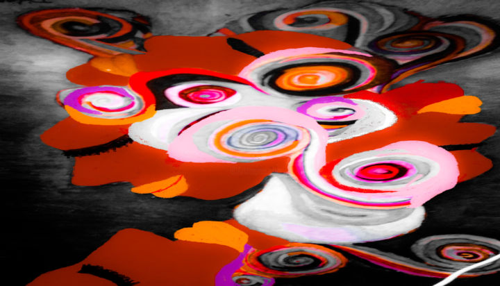 Digitale Kunst mit dem Titel "Universal Soul" von Sonia Ighalo (Sonia/Diviine01), Original-Kunstwerk, Digitale Malerei