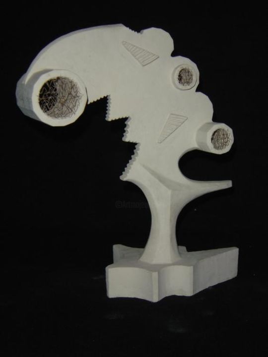 Sculpture titled "Industrial Dream 2" by Horatiu Bob, Original Art,
