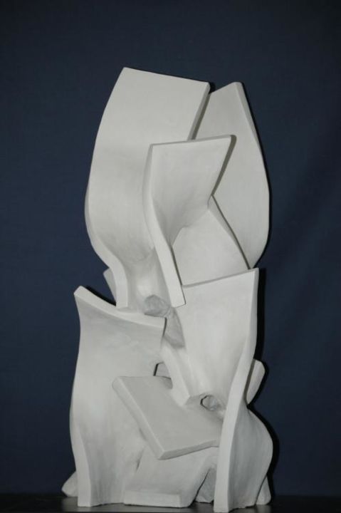Скульптура под названием "Emotional Break-Down" - Horatiu Bob, Подлинное произведение искусства
