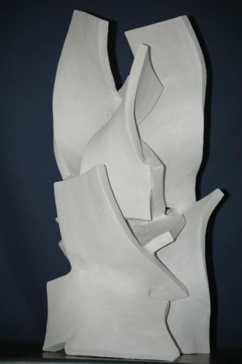 Sculpture titled "Emotional Break-Down" by Horatiu Bob, Original Artwork