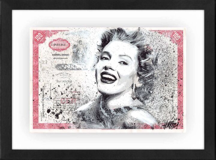 Peinture intitulée "Marilyn" par Horss, Œuvre d'art originale, Acrylique