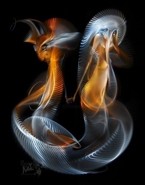 Photographie intitulée "For ever" par Horyma, Œuvre d'art originale, Light Painting