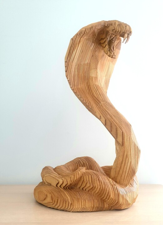 Sculpture titled "arboC" by Hoze, Original Artwork, Wood
