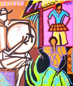 Pintura titulada "SEGA RAVANNE ( SLIM…" por Said Aniff Hossanee, Obra de arte original