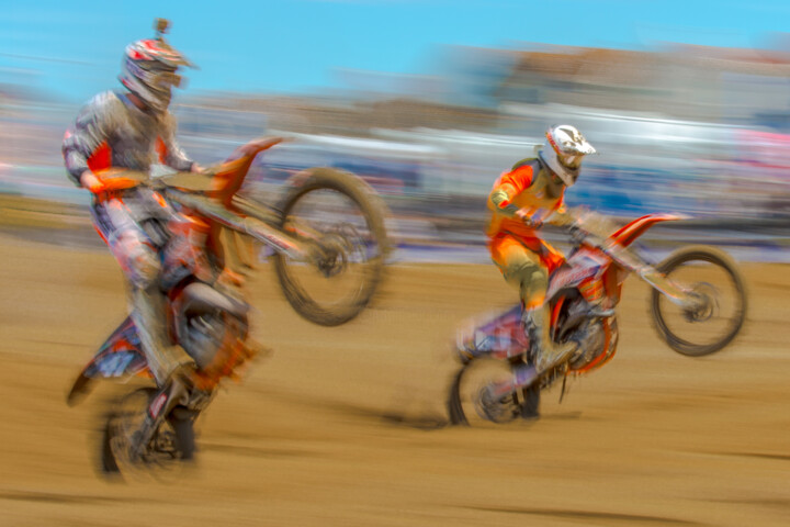 Photography titled "The beach race" by Hp Harrison, Original Artwork, Digital Photography