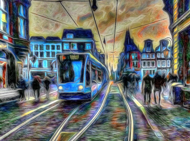 Photography titled "Amsterdam Holland" by Hp Harrison, Original Artwork, Digital Photography